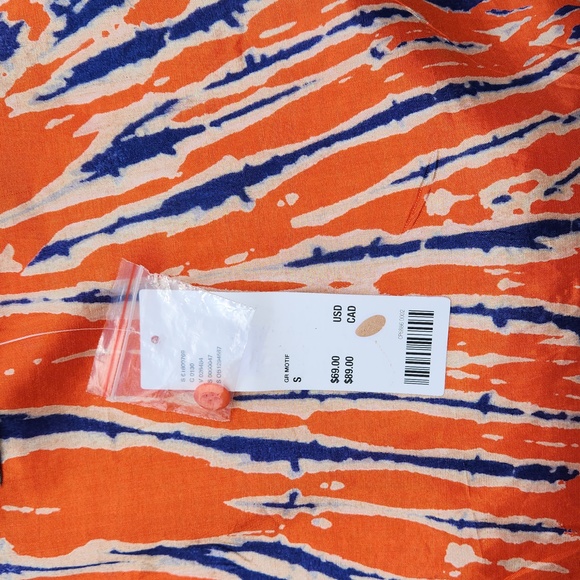 NWT Urban Outfitters Orange Wrap Mini Dress - Picture 10 of 10